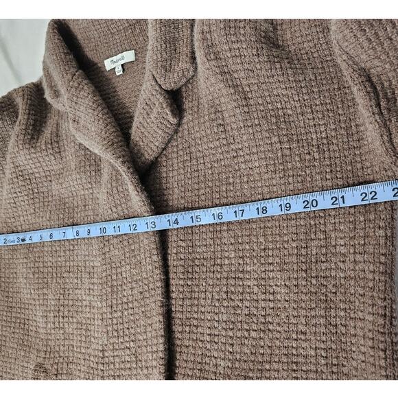 MADEWELL WOMEN'S MERINO WOOL BLEND CARDIGAN SWEATER – SIZE SMALL – OVERSIZED FIT - Picture 5 of 11